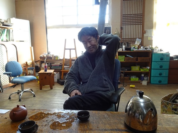 ▲도화헌 미술관을 운영하는 박성환 관장 ⓒ전시은