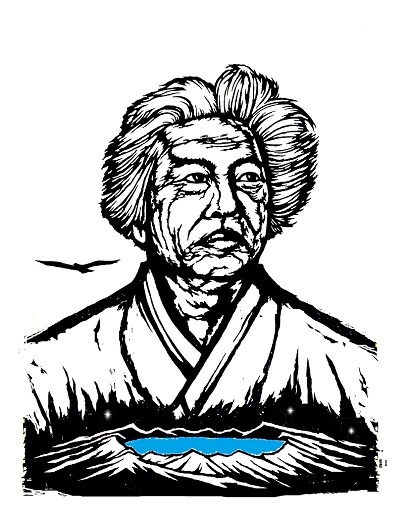 최병수 화백이 민중운동가 백기완 선생을 담은 작품을 15일 발표했다