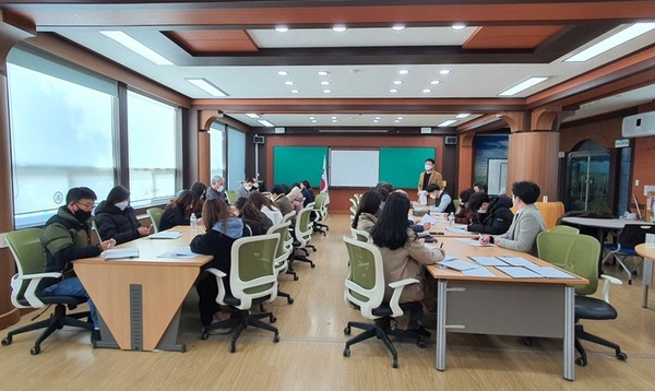 구례고 새학년 집중준비기간 운영 모습