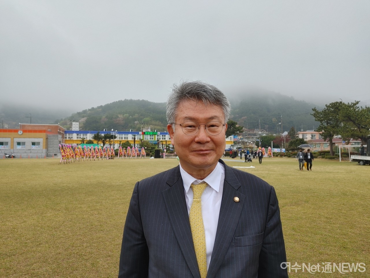 ▲ 여남초 개교100주년 기념식을 찾은 김회재 국회의원