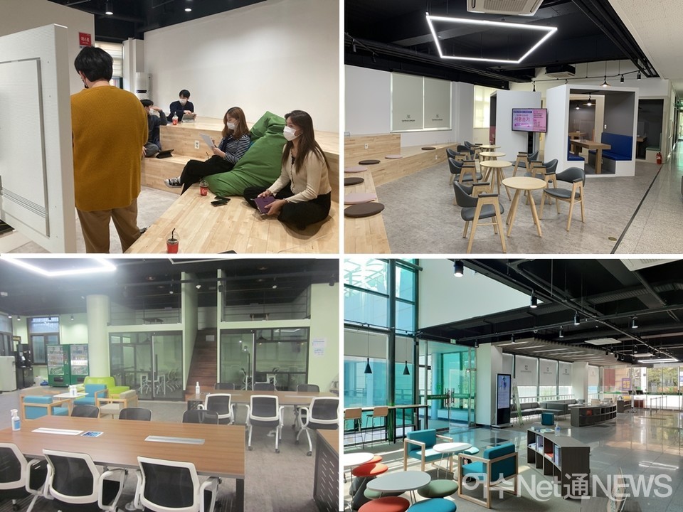 ▲리모델링을 마친 청람홀 내부.