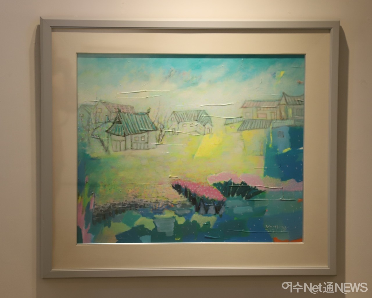 ▲ 이번 초대전을 위해 느루갤러리와 강진이 담긴 작품 ⓒ오병종