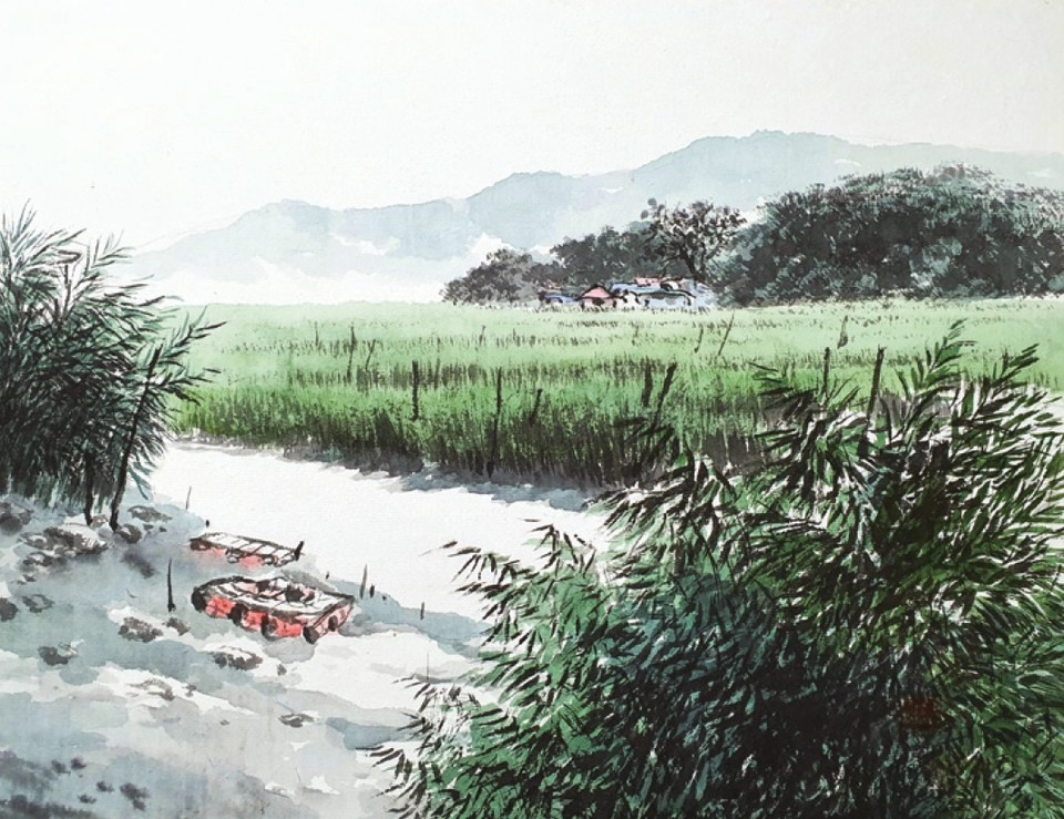 ▲김도은 작가, '순천만'