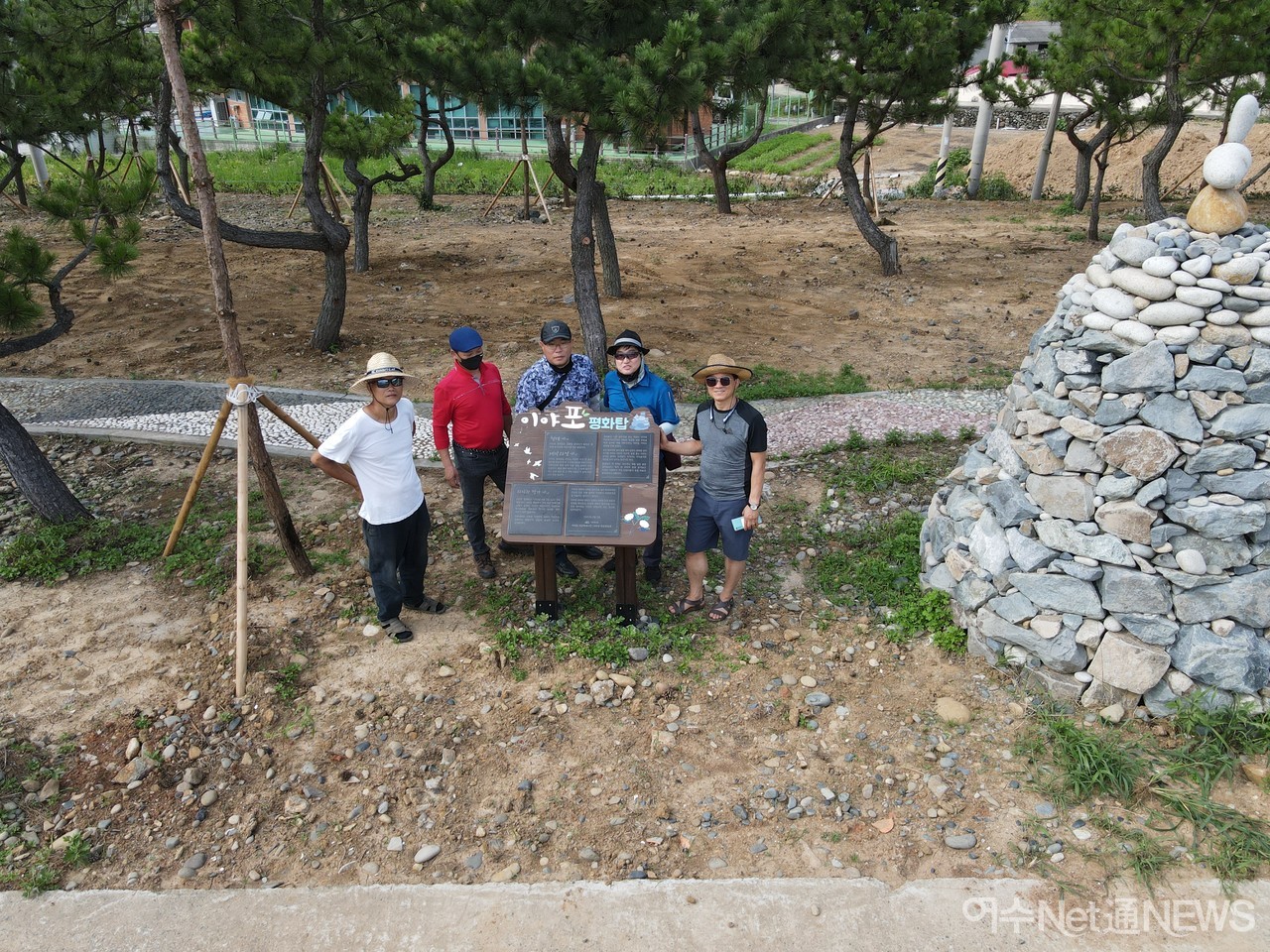 ▲ 2차 사전답사에 나선 일행들의 모습