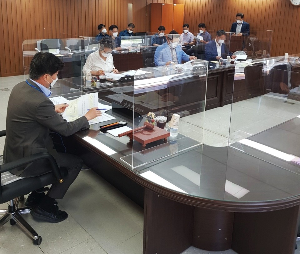 ▲29일 열린 전남도자치경찰위원회 제8차 임시회의 모습