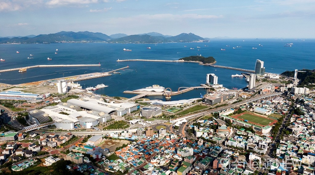 ▲ 여수신항 박람회장 전경 ⓒ여수시