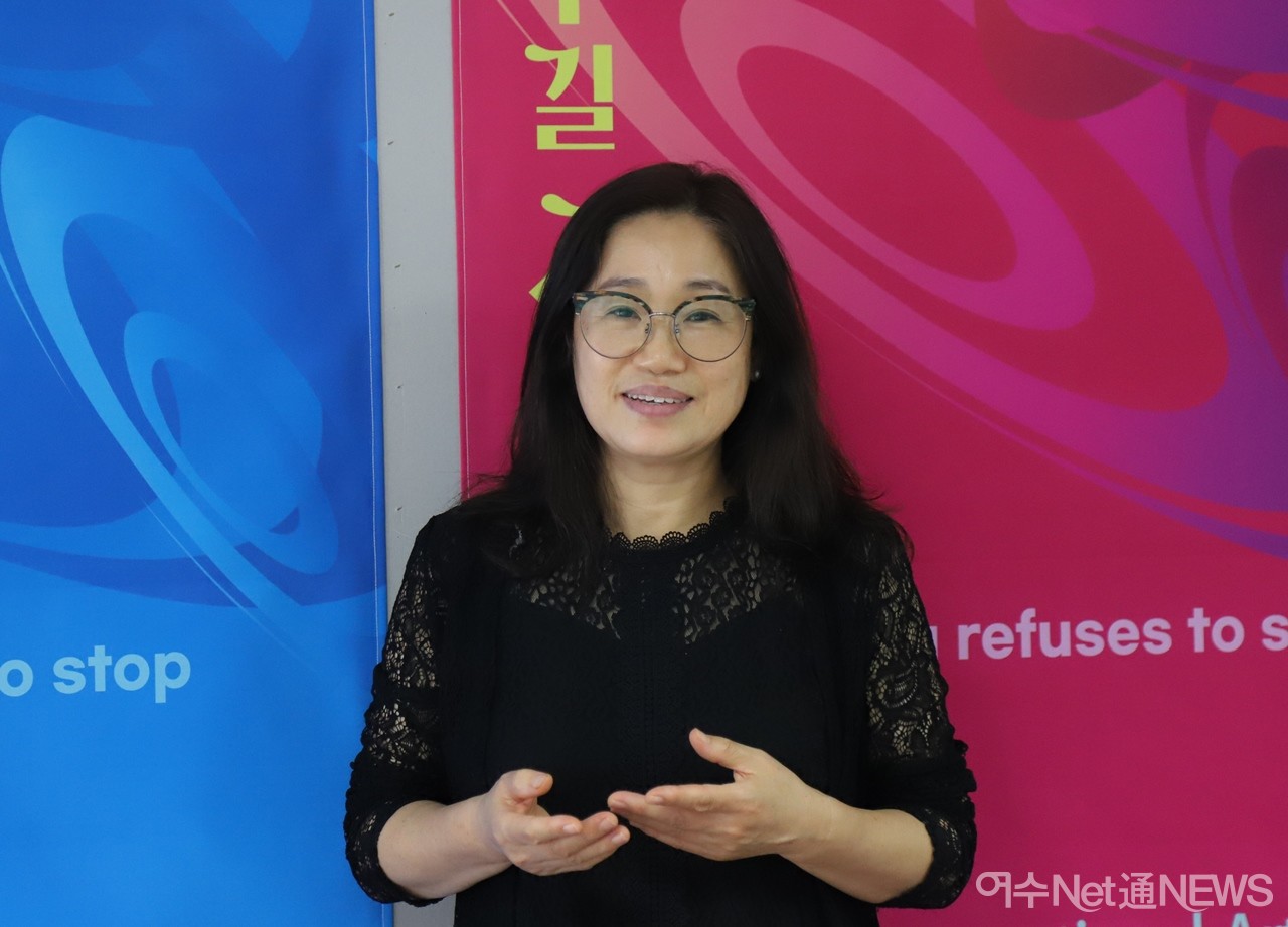 ▲11회를 맞는 '2021 여수국제미술제' 서봉희 추진위원장 ⓒ오병종