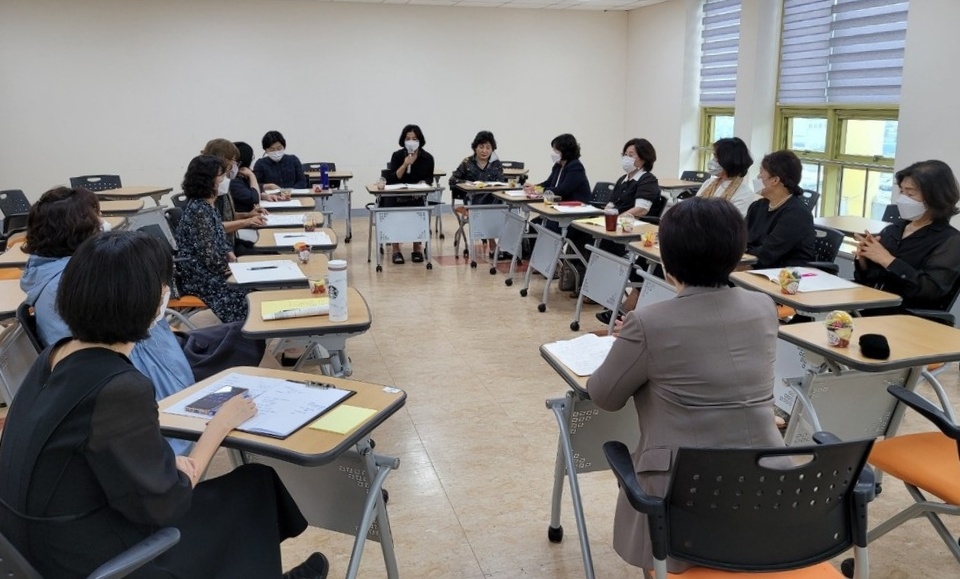 ▲공립유치원 관리자 및 교육전문직원 역량강화 연찬회 모습