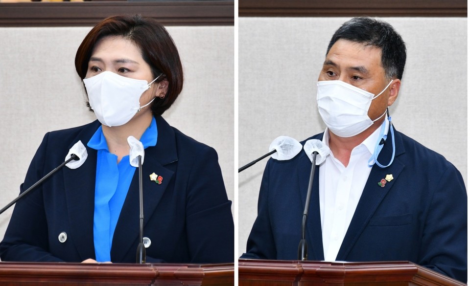 ▲박성미, 주종섭 시의원