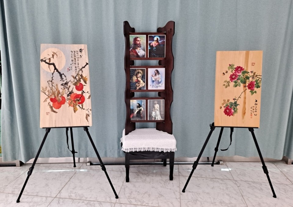 ▲작품 전시 모습