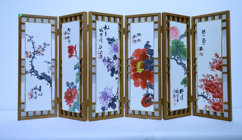 ▲손차영, 침병(병풍6폭)