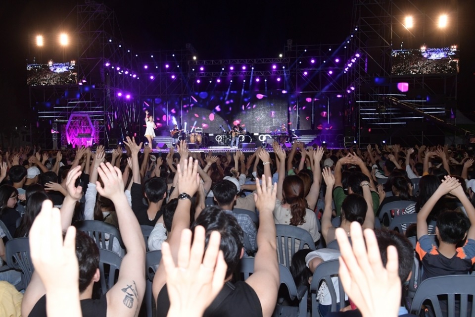 ▲여수 종포 버스킹