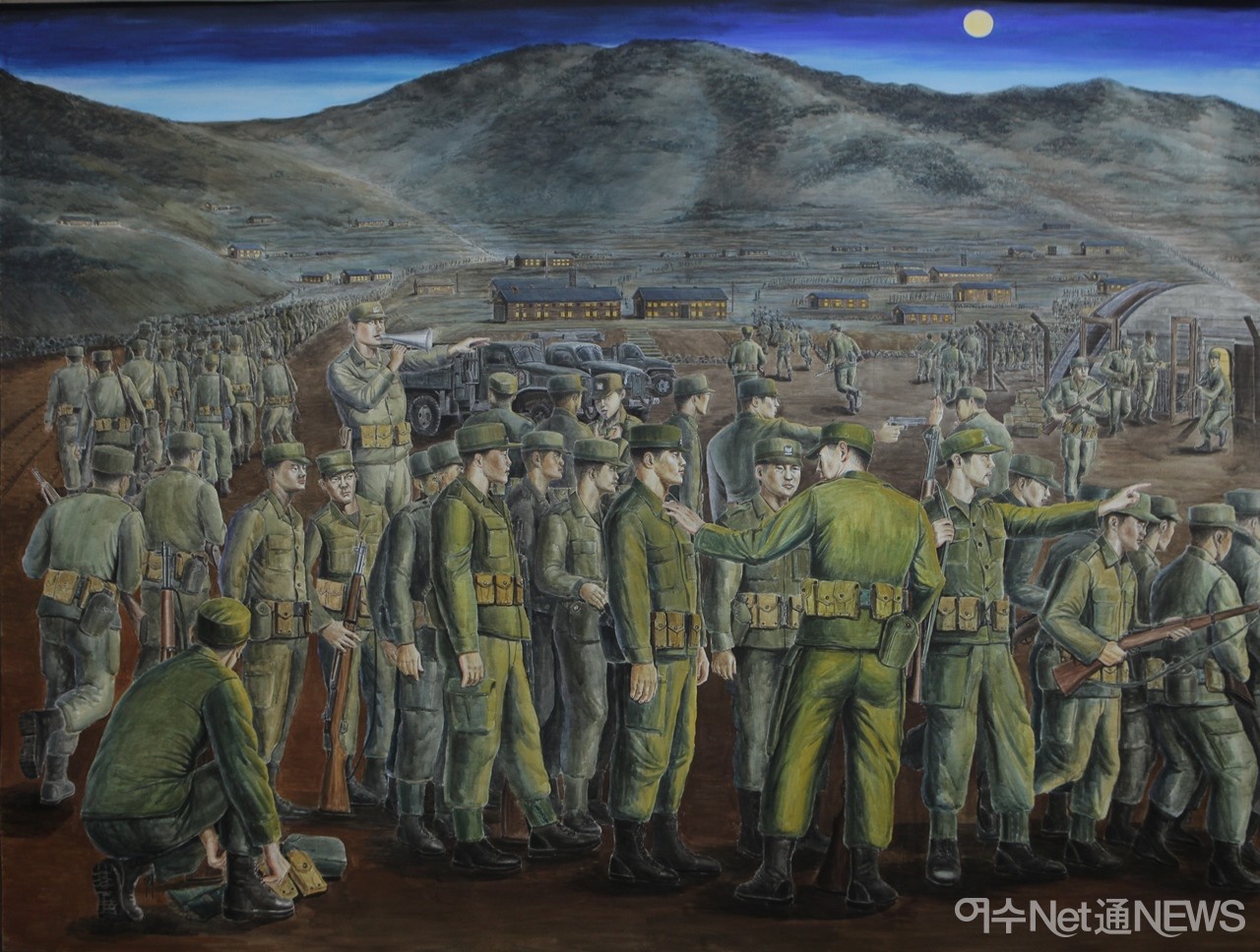 ▲ 박금만 작 "14연대- 시작" ⓒ 오병종