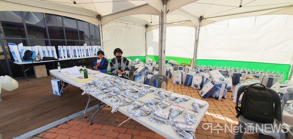 ▲웅천마리나 선수 등록 현장 ⓒ정종현