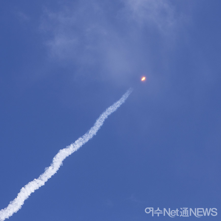 ▲ 고흥 나로도 누리호 발사 장면 ⓒ김자윤