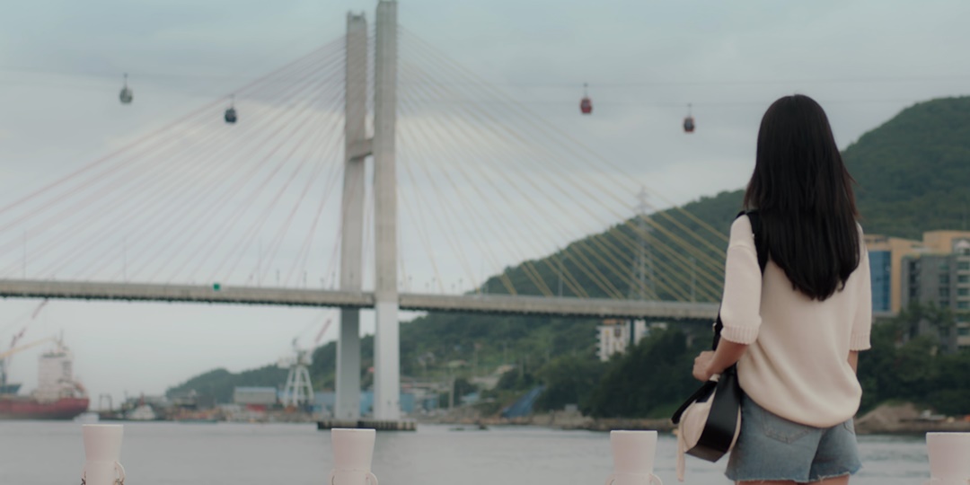 ▲ 여수 해양공원에 바라 본 돌산제2대교다.