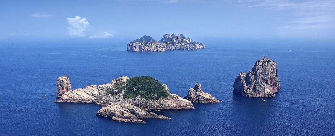 ▲ 거문도와 백도 전경이다.