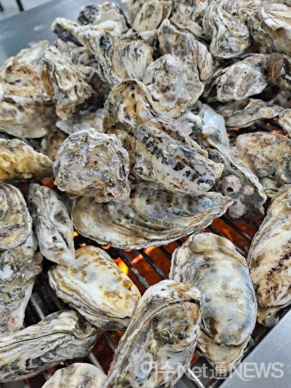 ▲ ​직화 굴구이다. 겨울이 제철인 굴구이는 11월에 시작하여 이듬해 3월까지 이어진다. ⓒ조찬현​