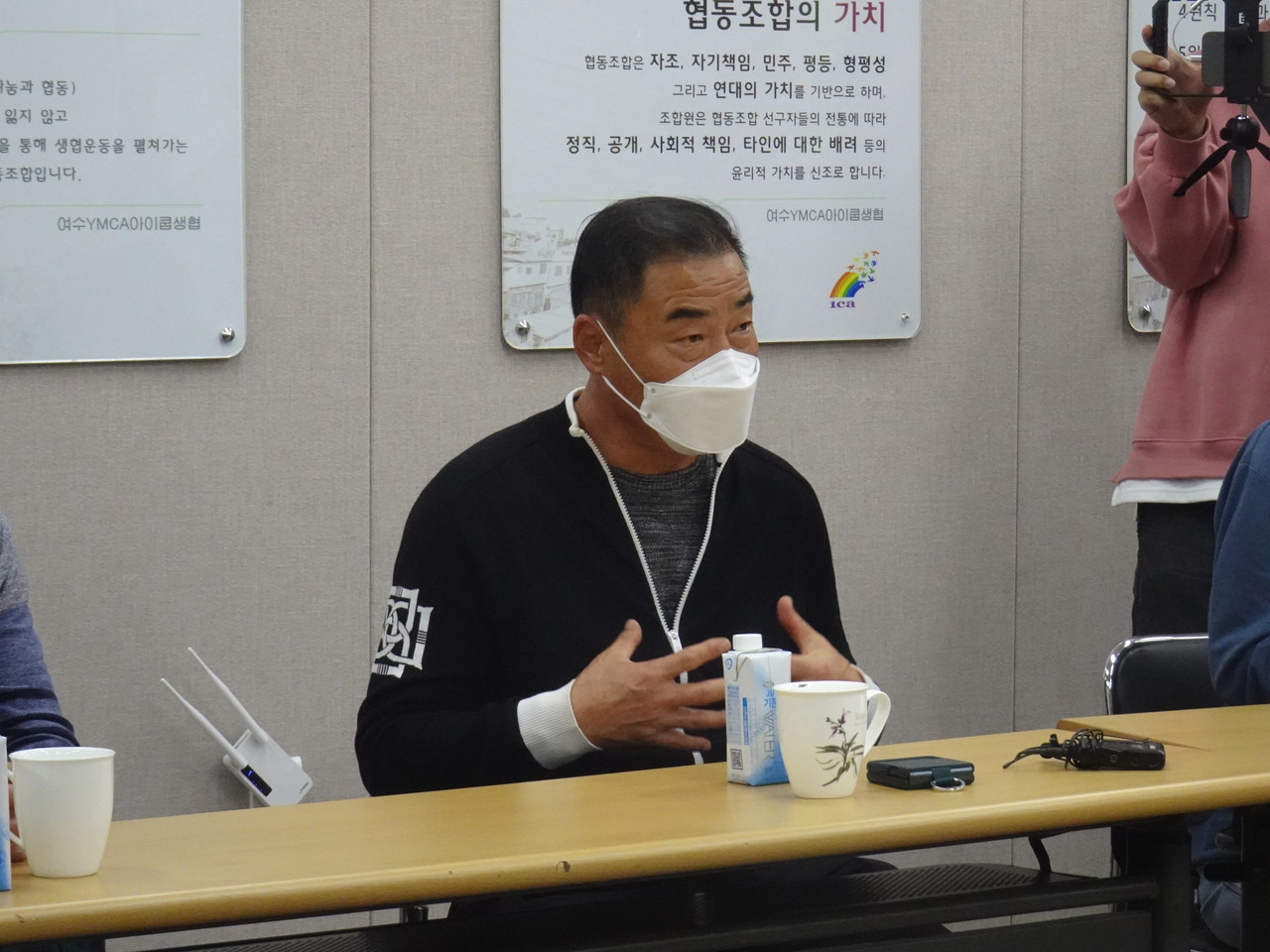 ▲고 홍정운 군의 아버지 홍성훈 씨