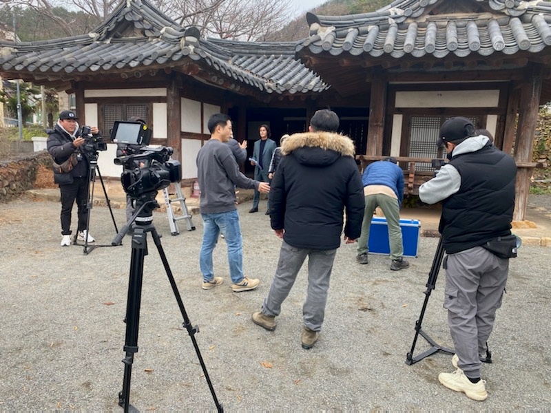 ▲일곱번째 여수관광 웹드라마 ‘무지개’ 촬영 현장