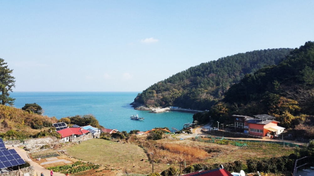 ▲ 남면 동고지마을 태양광 발전설비 설치 전경