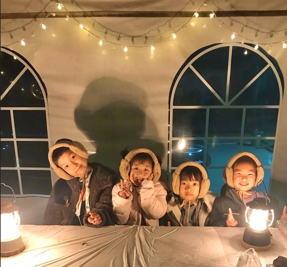 ▲ '우리 가족 힐링캠핑' 참여가족 모습