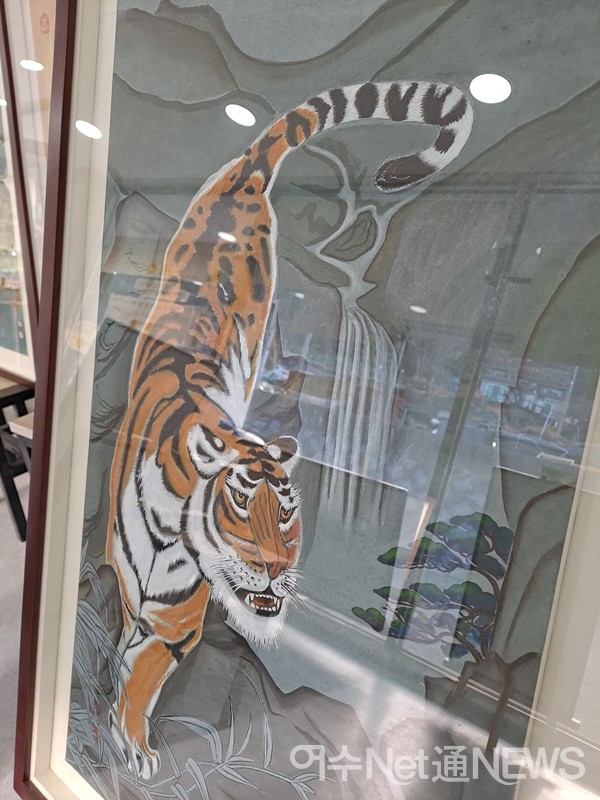 ▲ 임인년 호랑이해, 민화에 나오는 호랑이다. (허종은 작가)