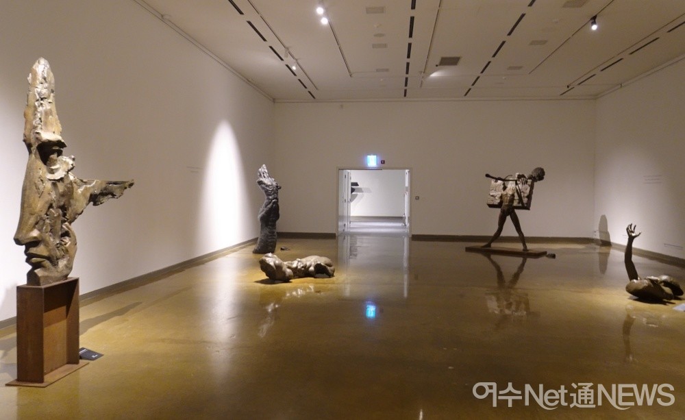 ▲GS칼텍스 예울마루 '류인, 오체투혼' 전시 내부