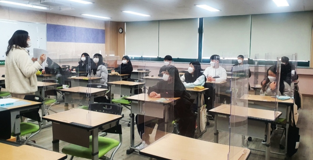 ▲청소년 기초학력향상 프로그램 프로젝트 현장