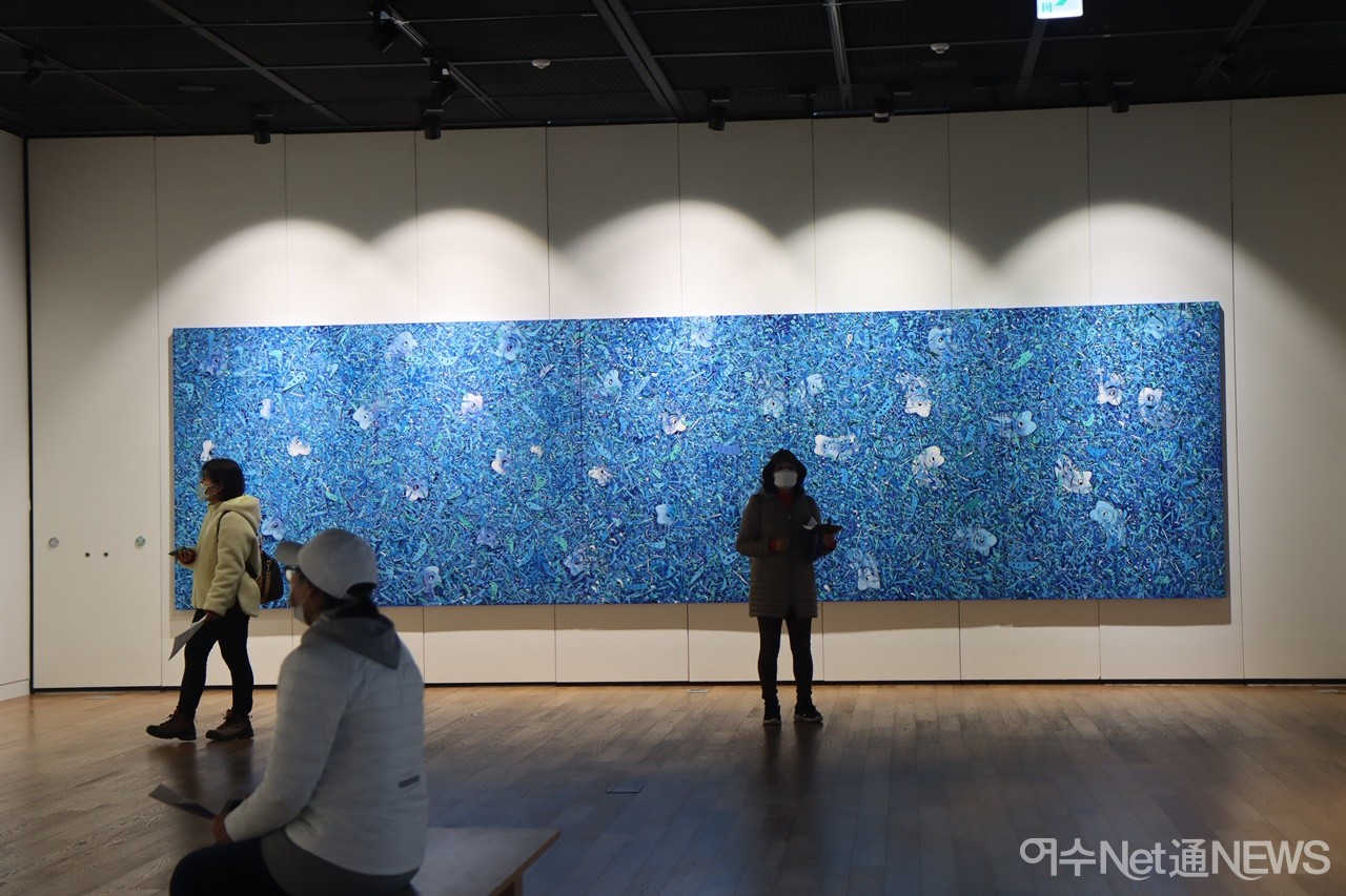 ▲ 이울배 作  '사랑노래 - 여름 2'  (캔버스에 아크릴.  각각 162.2 * 130.3 CM)  ⓒ오병종