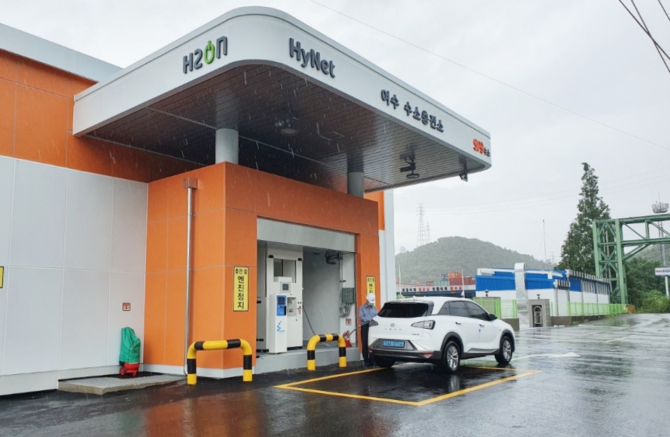 ▲여수시가 대당 3,750만원의 수소전기자동차 구매보조금을 지원한다