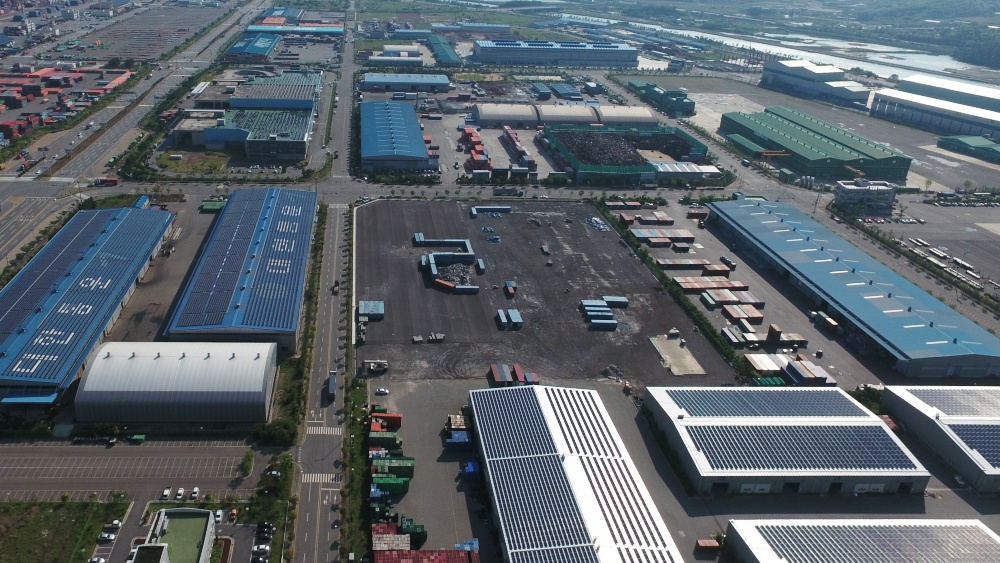 ▲광양항 배후부지