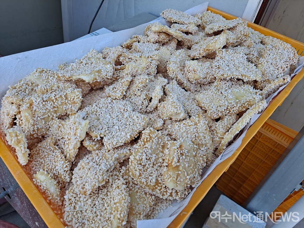 ▲산자다. 차례상의 그 자리는 ’산자‘가 늘 차지하곤 했다. ⓒ조찬현