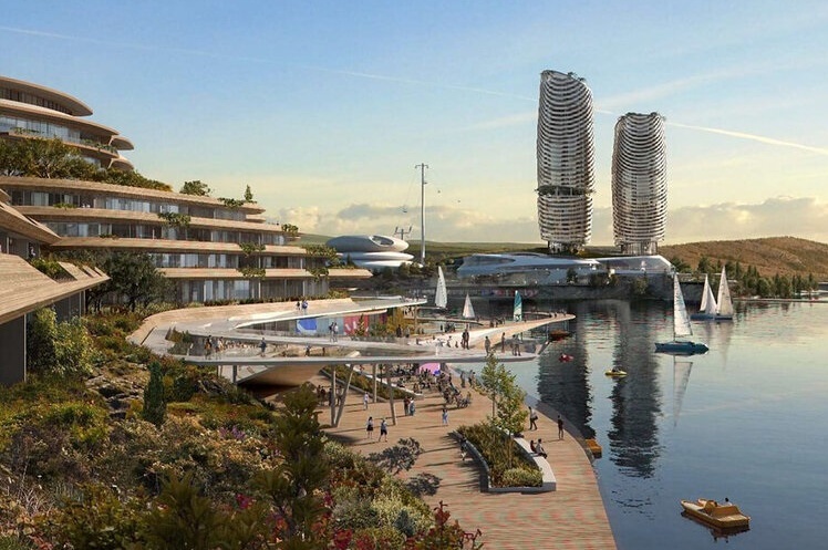 ▲경도해양관광단지 조감도