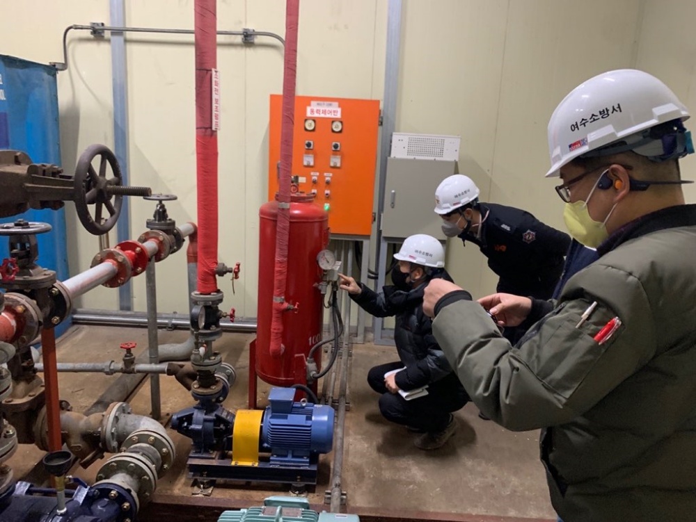 ▲ 소방특별조사 및 비대면 자율안전점검 모습