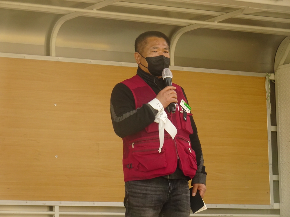 ▲  전국플랜트건설노조 김정환  여수지부장