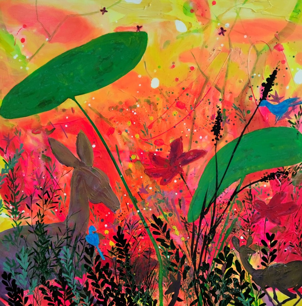 ▲장연희, Dream(130x130cm, 캔버스에 아크릴)