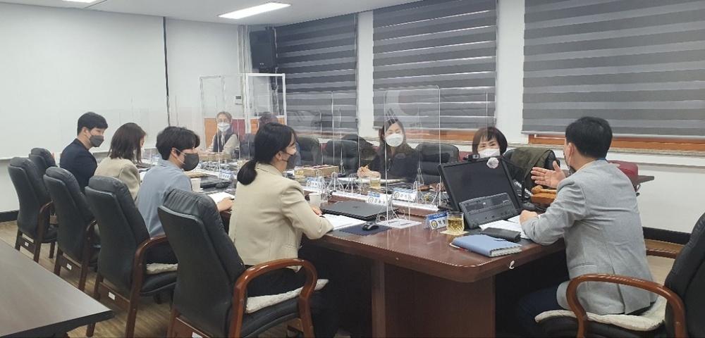 ▲여수경찰서 통합솔루션 회의 모습