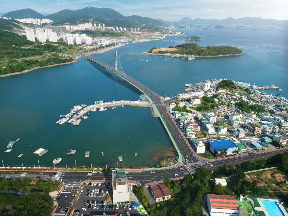 ▲웅천~소호 간 해상교량 조감도