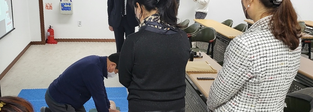 ▲안전교육 모습