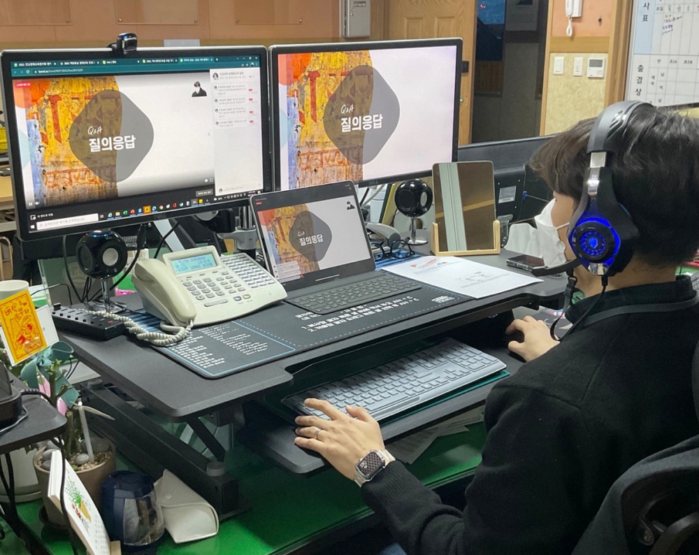 ▲여수영재교육원 오리엔테이션