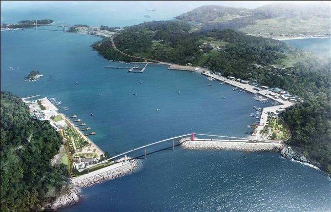 ▲안도항 조감도