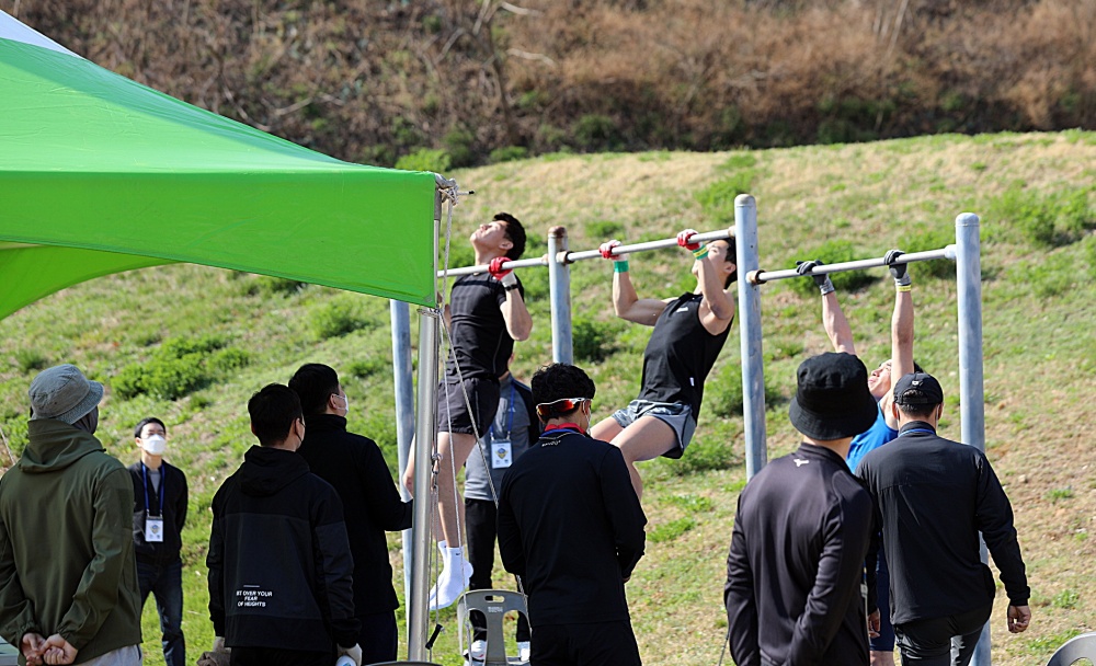 ▲ 제1차 채용 특수임무 분야 실기시험 모습