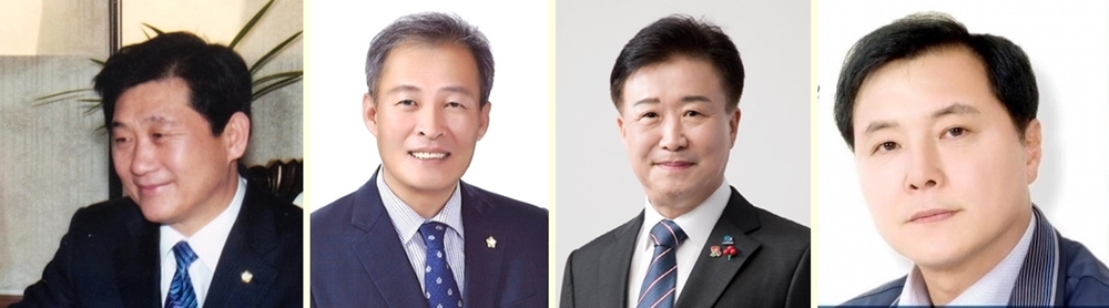 ▲성해석, 전창곤, 정기명, 조계원 예비후보