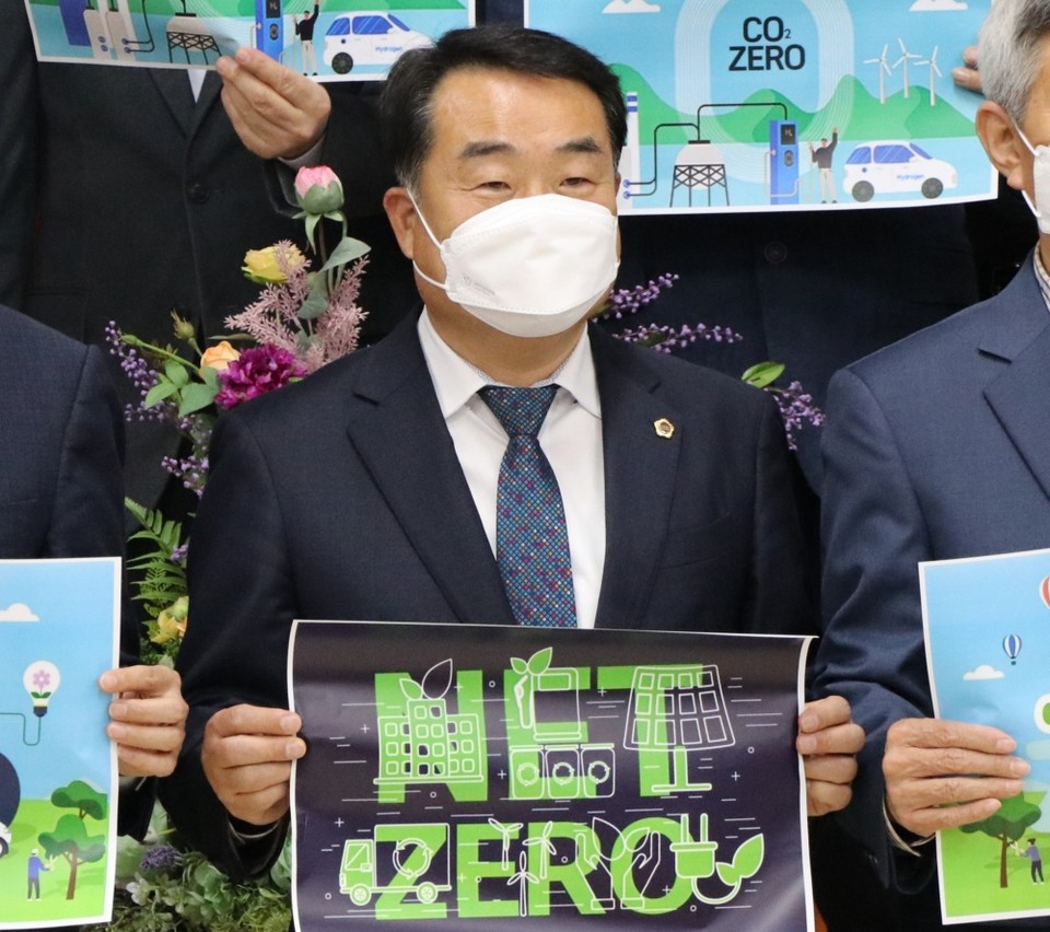 ▲ 여수기후변화포럼 창립총회에 참석한 최무경 도의원