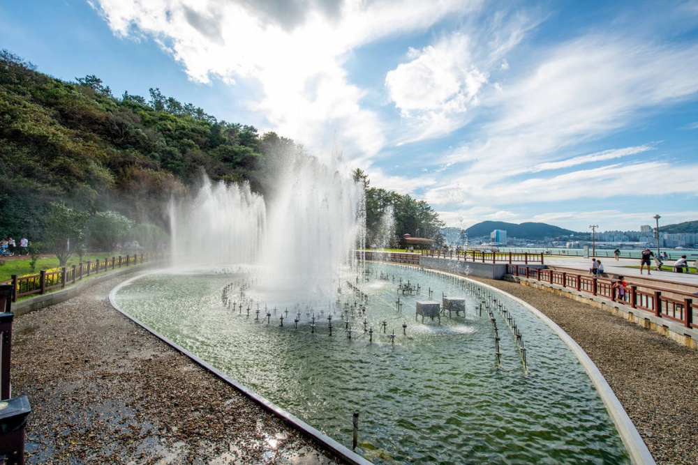 ▲ 오동도 음악분수