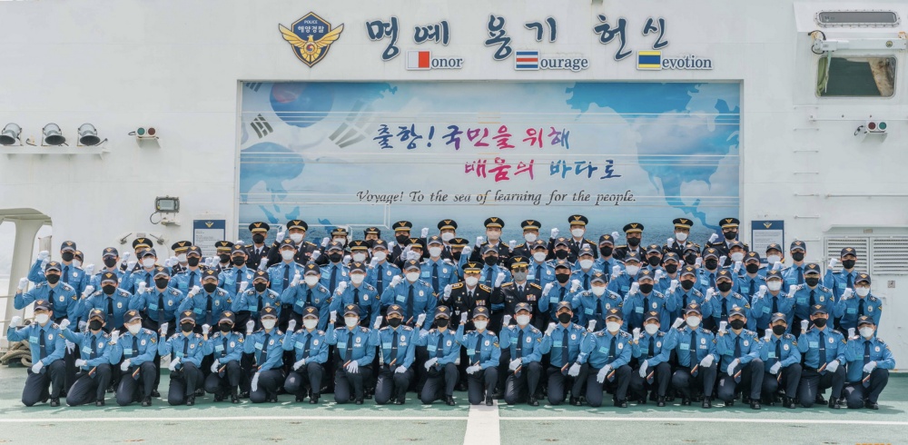 ▲ 여수해경교육원 바다로함 ‘임진왜란 3대 해전지’ 해상순례