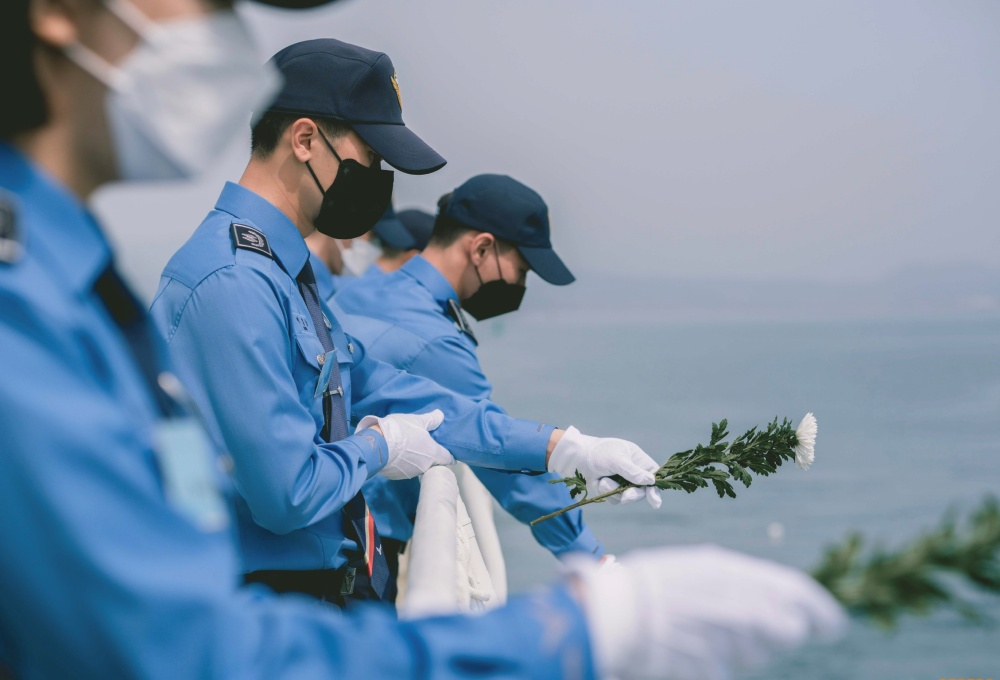 ▲ 여수해경교육원 바다로함 ‘임진왜란 3대 해전지’ 해상순례