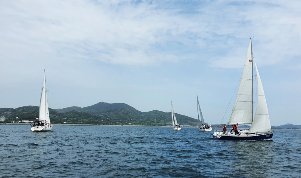 ▲ 이순신마리나 안전기원제 모습 