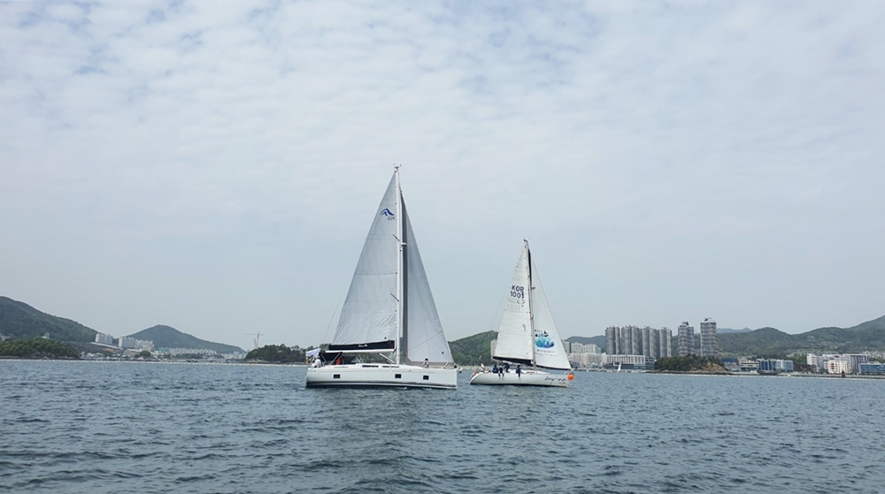 ▲ 이순신마리나 안전기원제 모습 